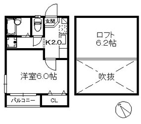 ドリームパレス高宮の物件間取画像